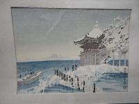 版画 滋賀 奈良 京都風景(琴塚英一) / 古本、中古本、古書籍の