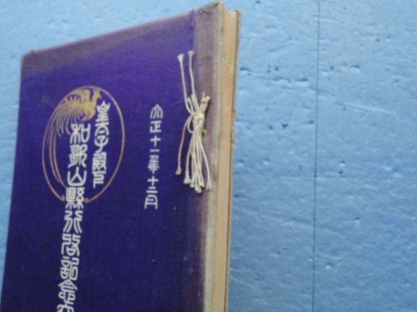 皇太子殿下 和歌山県行啓記念写真帖(大正工芸写真所山崎鋆一郎撮影