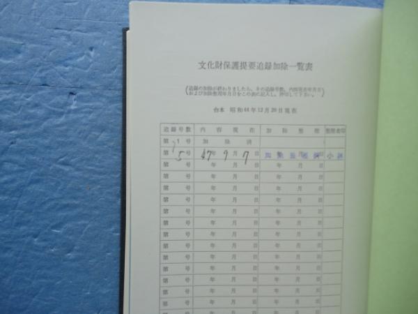 文化財保護提要(文化庁監修) / 古本、中古本、古書籍の通販は