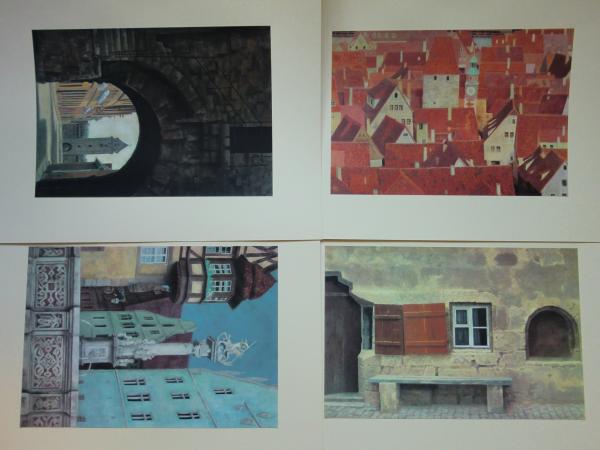 東山魁夷　古都を描く 限定版 1100部 古都を描く : ドイツ・オーストリアを旅して 東山魁夷画集 解説書欠