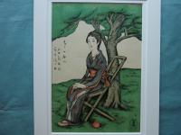 セノオ楽譜　No.176　竹久夢二装幀　ちちのみの (表紙のみ額入）