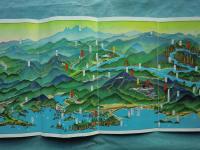聖地熊野三山めぐり　初三郎鳥瞰図