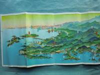 聖地熊野三山めぐり　初三郎鳥瞰図