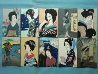 夢二ゑはがき集 (絵葉書集)　不揃い50枚