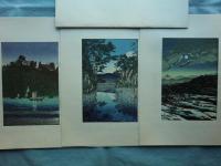 川瀬巴水遺作　日本新八景　付・山川秀峰美人版画　全10図