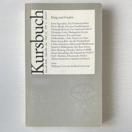 Kursbuch 105, September 1991: Krieg und Frieden