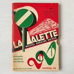 La palette nouvel horaire suisse スイスの時刻表 1965年版