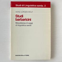 Studi barbaricini: Miscellanea di saggi di linguistica sarda