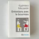 Entretiens Avec Le Bourreau