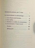Qu'est-ce que le structuralisme? 3. Le structuralisme en anthropologie