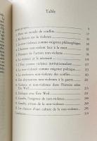 Le Principe de non-violence : Parcours philosophique