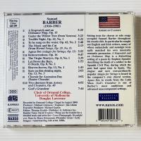 〔CD〕Choir of Ormond College/ Samuel Barber Choral Music（輸入盤）