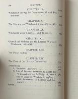 A History of Witchcraft in England from 1558 to 1718