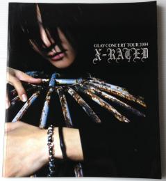 GLAY CONCERT TOUR 2004 X-RATED ツアーパンフレット