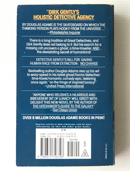 Dirk Gently S Holistic Detective Agency Douglas Adams リブロス ムンド 古本 中古本 古書籍の通販は 日本の古本屋 日本の古本屋