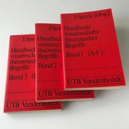 Handbuch wissenschafts- theoretischer Begriffe Band 1.2.3