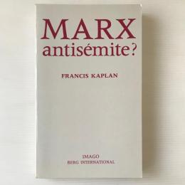 Marx antisémite?