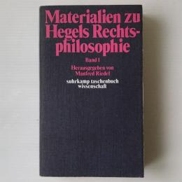 Materialien zu Hegels Rechtsphilosophie