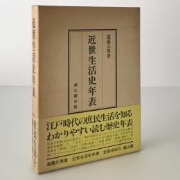 近世生活史年表