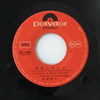 〔EP〕沢田研二／巴里にひとり / 明日では遅すぎる