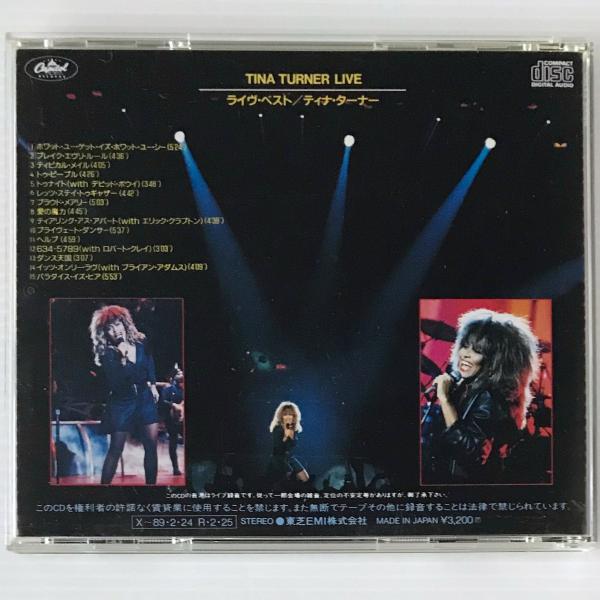 CD〕Tina Turner ティナ・ターナー／Tina Live ライヴ・ベスト / 古本