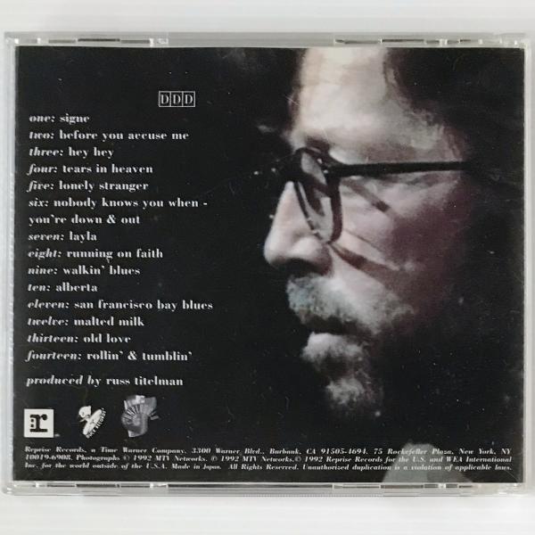 CD〕Eric Clapton エリック・クラプトン／UNPLUGGED / リブロス