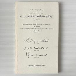 Zur preußischen Verfassungsfrage