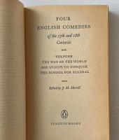 Four English Comedies of the 17th And 18th Centuries