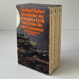Geschichte Der Deutschen Lyrik Von Heine Bis Zur Gegenwart: 3bande