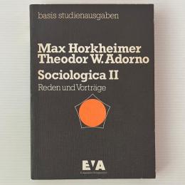 Sociologica II. Reden und Vorträge