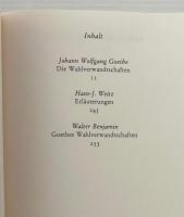 Die Wahlverwandtschaften