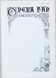 オペラ・ファン 創刊号　