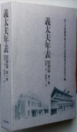義太夫年表　　昭和篇　第一巻
