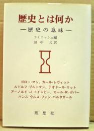 歴史とは何か : 歴史の意味