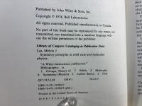 Symmetry Principles in Solid State and Molecular Physics