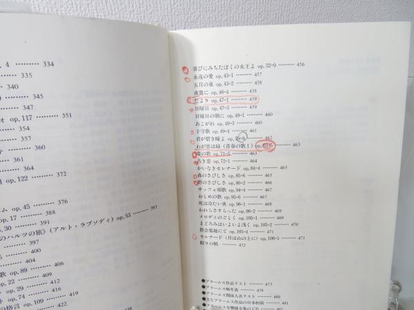 ブラームス 作曲家別名曲解説ライブラリー(音楽之友社 編) / 古本