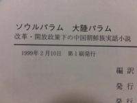 ソウルパラム大陸パラム : 改革・解放政策下の中国朝鮮族実話小説