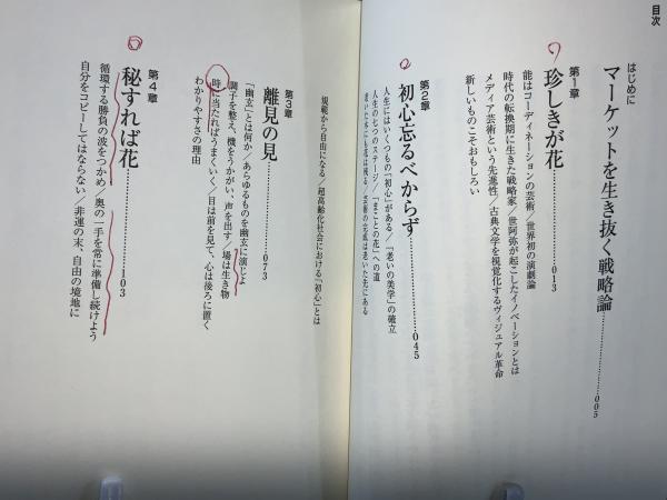 世阿弥 風姿花伝(土屋惠一郎 著) / 古本、中古本、古書籍の通販は