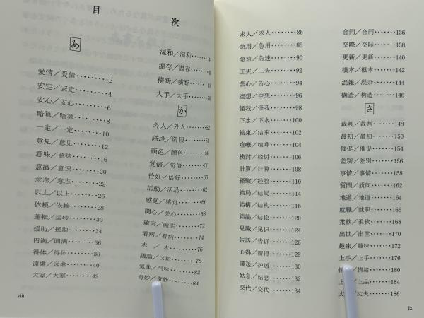 アテッサ新作モデル 日中常用同形語用法(曹櫻 : 作文辞典 編 監修 佐藤晴彦 ; 語学