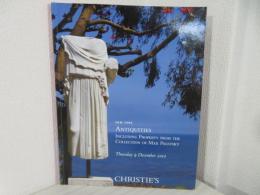 Christie's Ansichtsexemplar. New York. ANTIQUITIES INCLUDING PROPERTY FROM THE COLLECTION OF MAX PALEVSKY