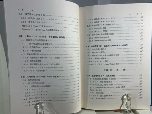磁気冷凍と磁性材料の応用 : 超伝導を支える新低温技術(橋本巍洲 著