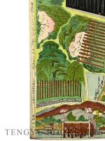 明治座新狂言扇屋熊ヶ谷三枚つづき 【明治27年 おもちゃ絵 立版古】