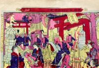 新板狐にばかされ 【明治29年 浮世絵】
