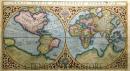 Orbis Terrae Compendiosa Descriptio ルモルド・メルカトル「世界図」[17世紀 古地図]