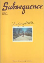 Subsequence Volume 02 2019-2nd. The Unforgettable Issue