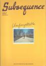 Subsequence Volume 02 2019-2nd. The Unforgettable Issue