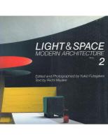 光の空間 LIGHT & SPACE: Modern Architecture (1・2)2冊揃