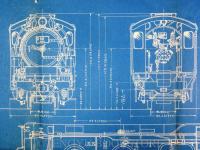 The Outline of Model Steam Locomotive Type D-50【D-50型蒸気機関車のアウトライン】1/30竣工図表