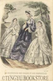ファッション・プレート Le Conseiller des dames et des demoiselles [19世紀フランス アンティークプリント 1枚物]