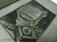 Manuale di varj ornamenti 古代ローマ・ロゼット文様図集 全2巻合本1冊 18世紀刊本